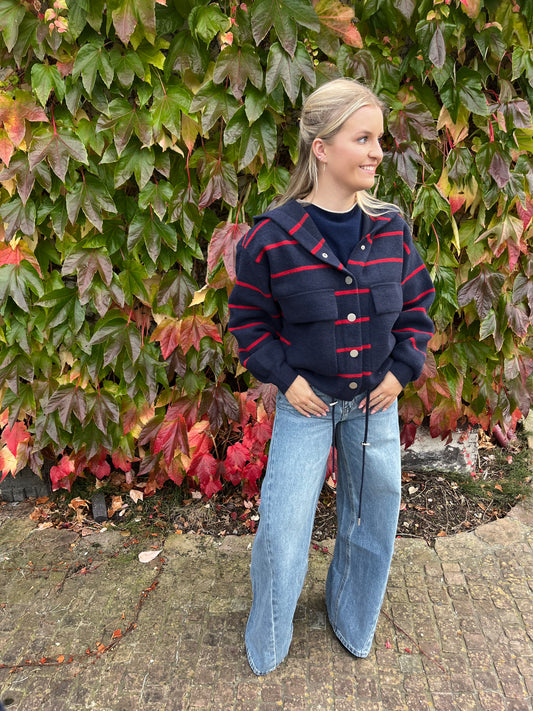 OSIRIS GILET GESTREEPT