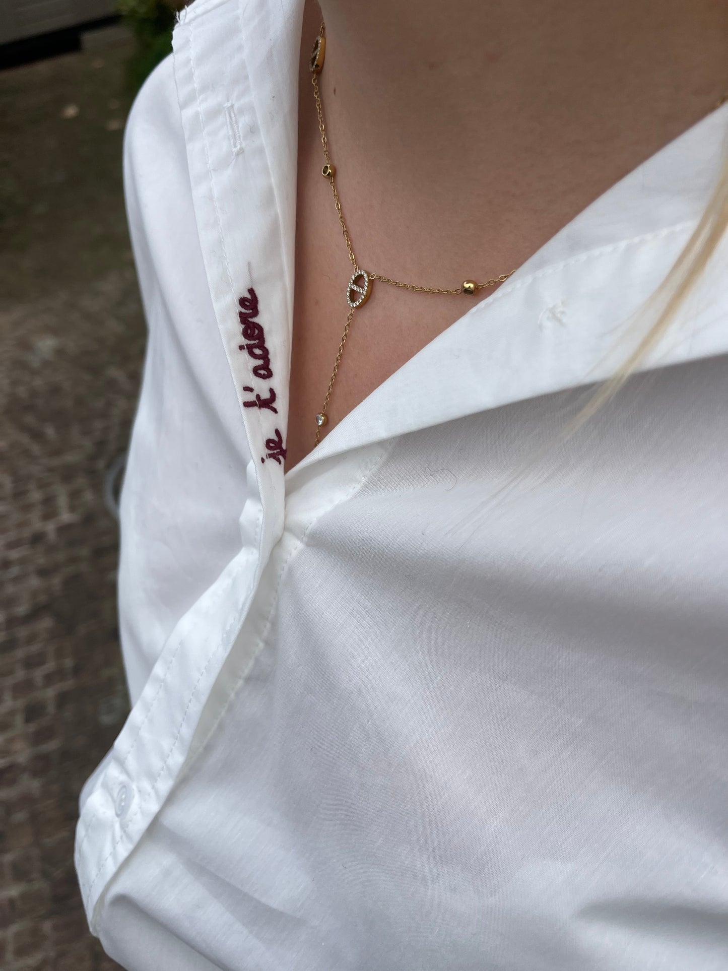 BLOUSE JE T'ADORE WIT