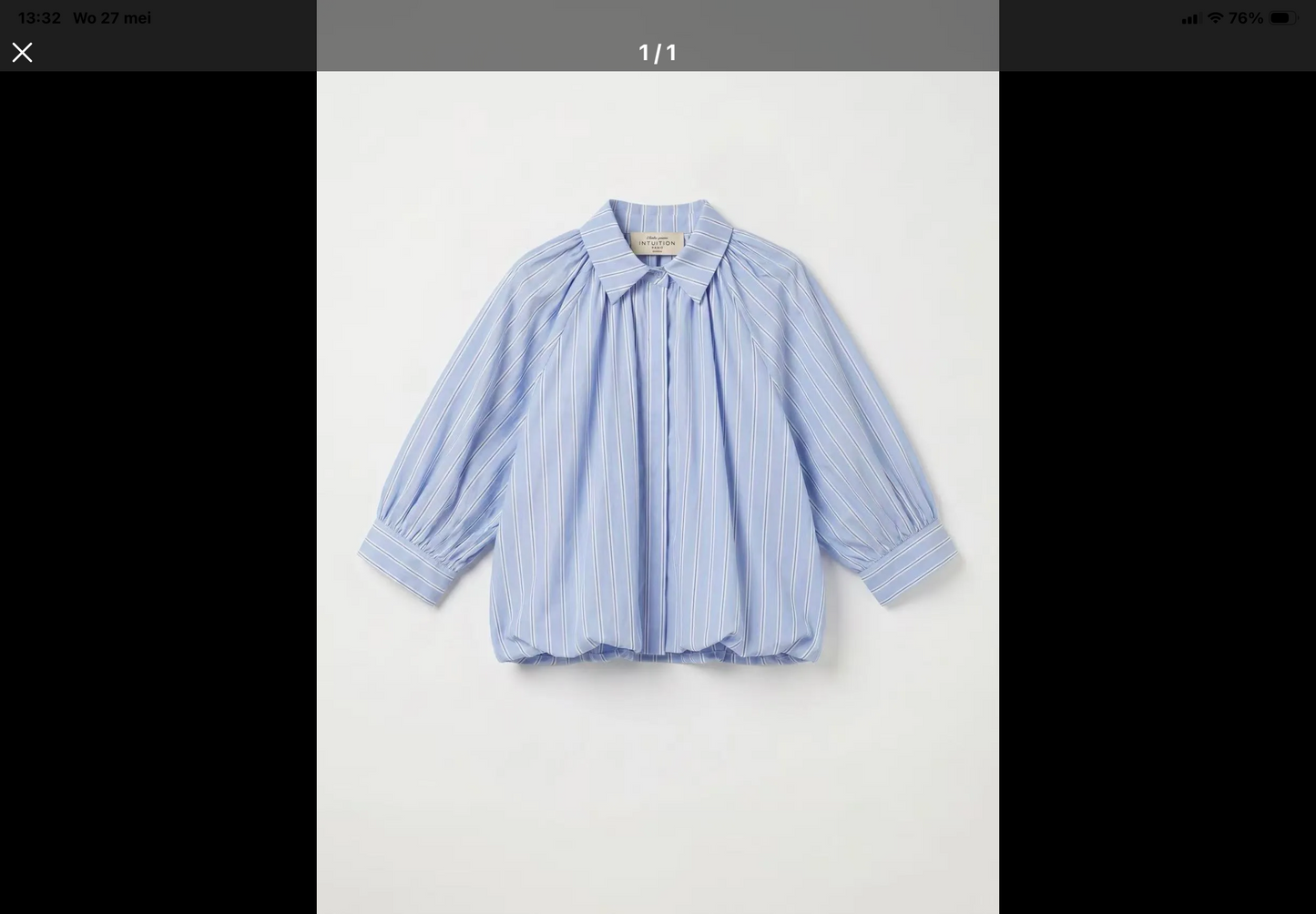 FEBE CROPPED BLOUSE WIT