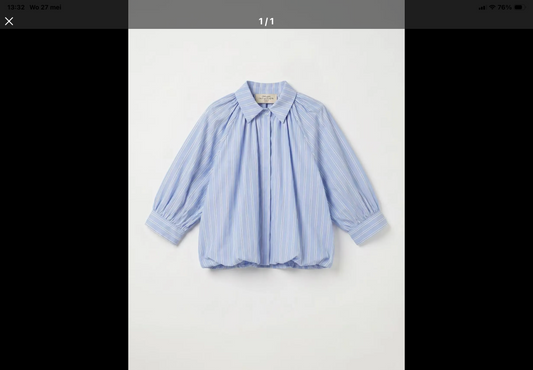 FEBE CROPPED BLOUSE ORANJE