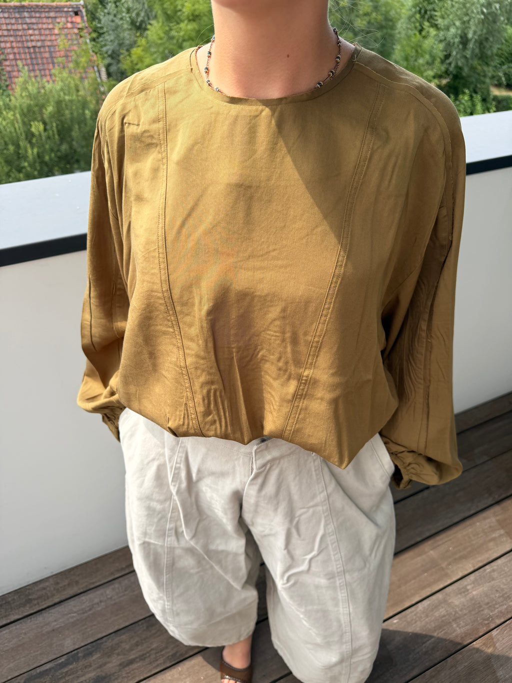 ARABESQUE BLOUSE OLIVE