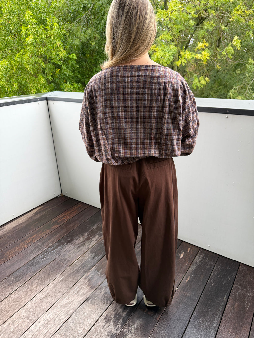 GAELLE BLOUSE CHOCO
