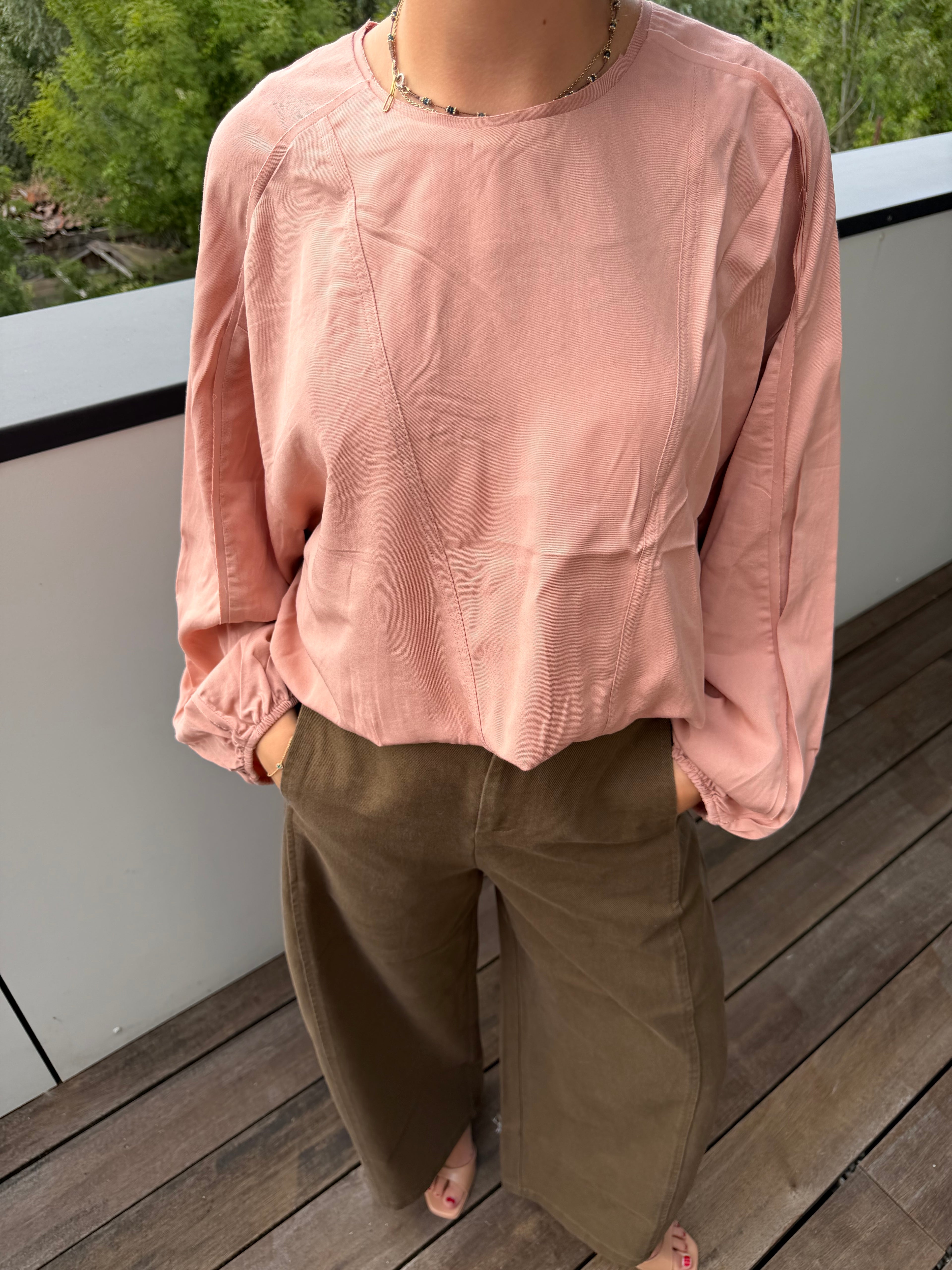 ARABESQUE BLOUSE BLUSH