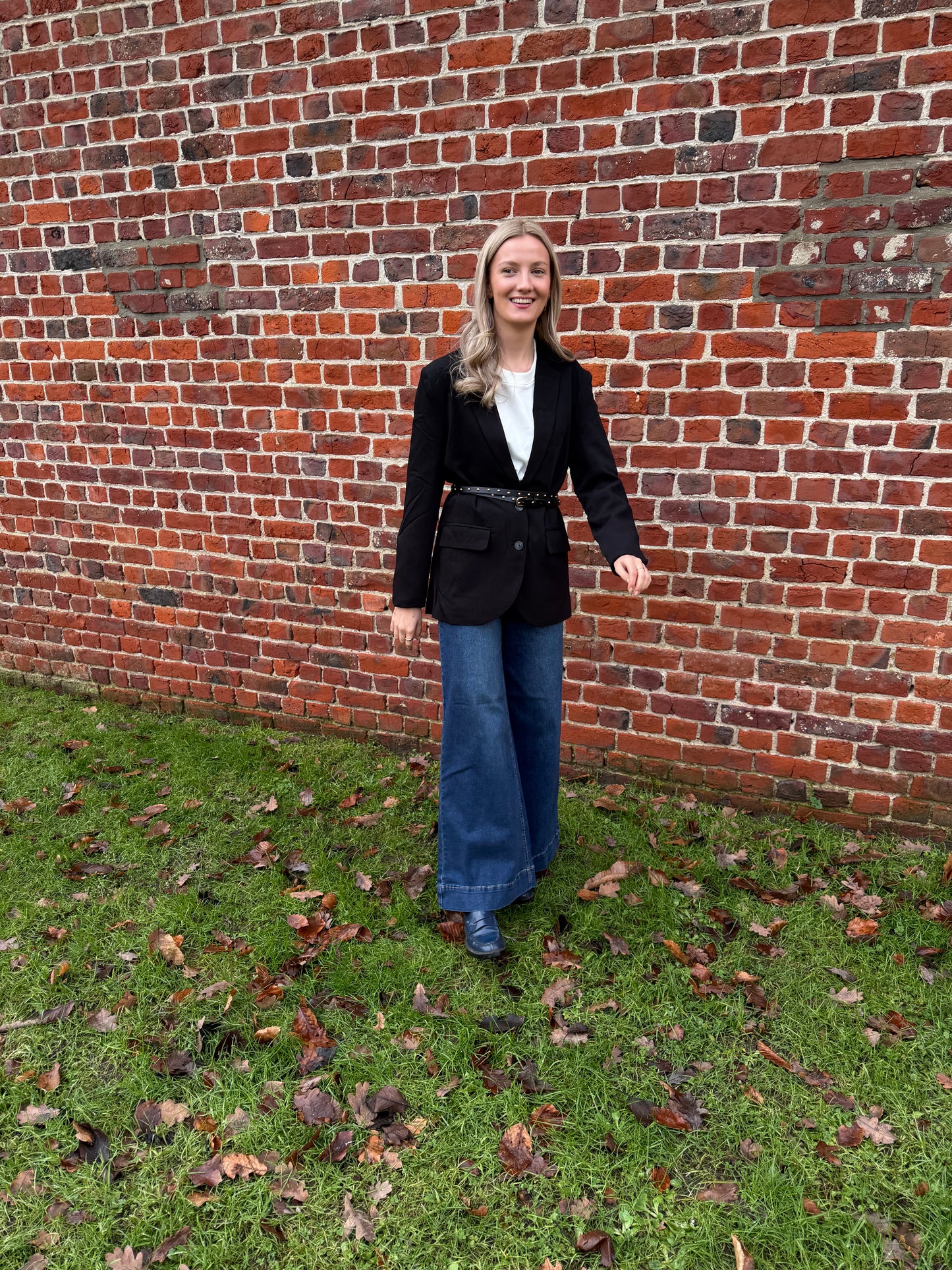 PAO BLAZER ZWART MET RIEM