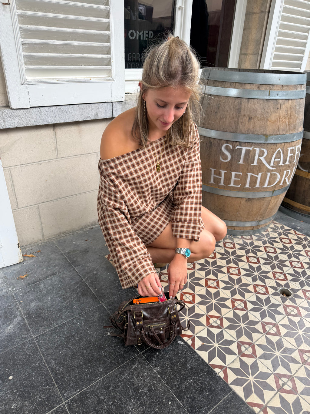 CHEMISIER À CARREAUX MAUD