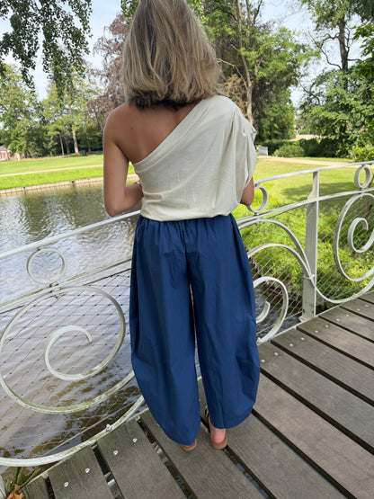 OLIVIA OFF SHOULDER TOP ECRU