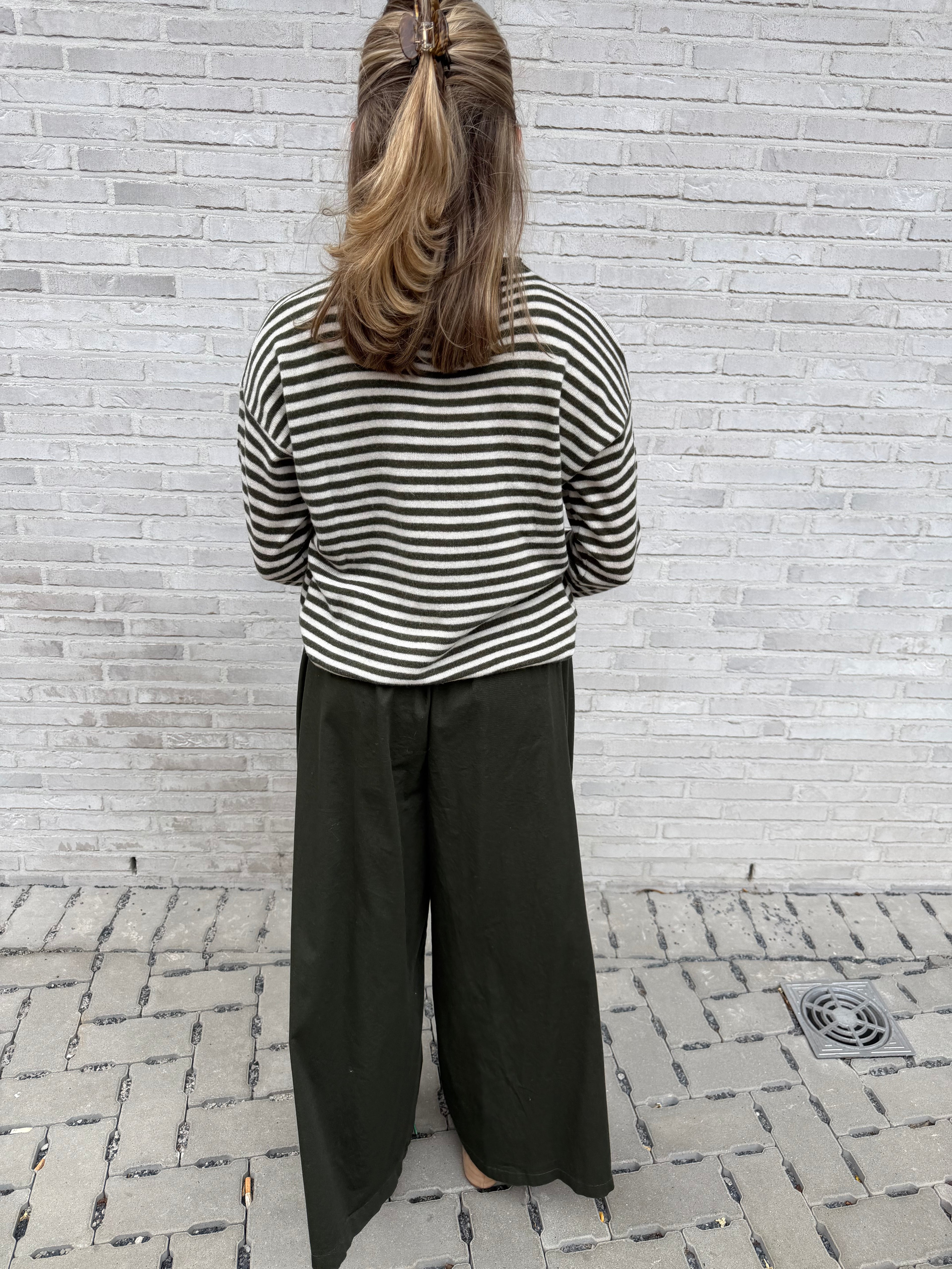 FELICE GILET KAKI/ECRU