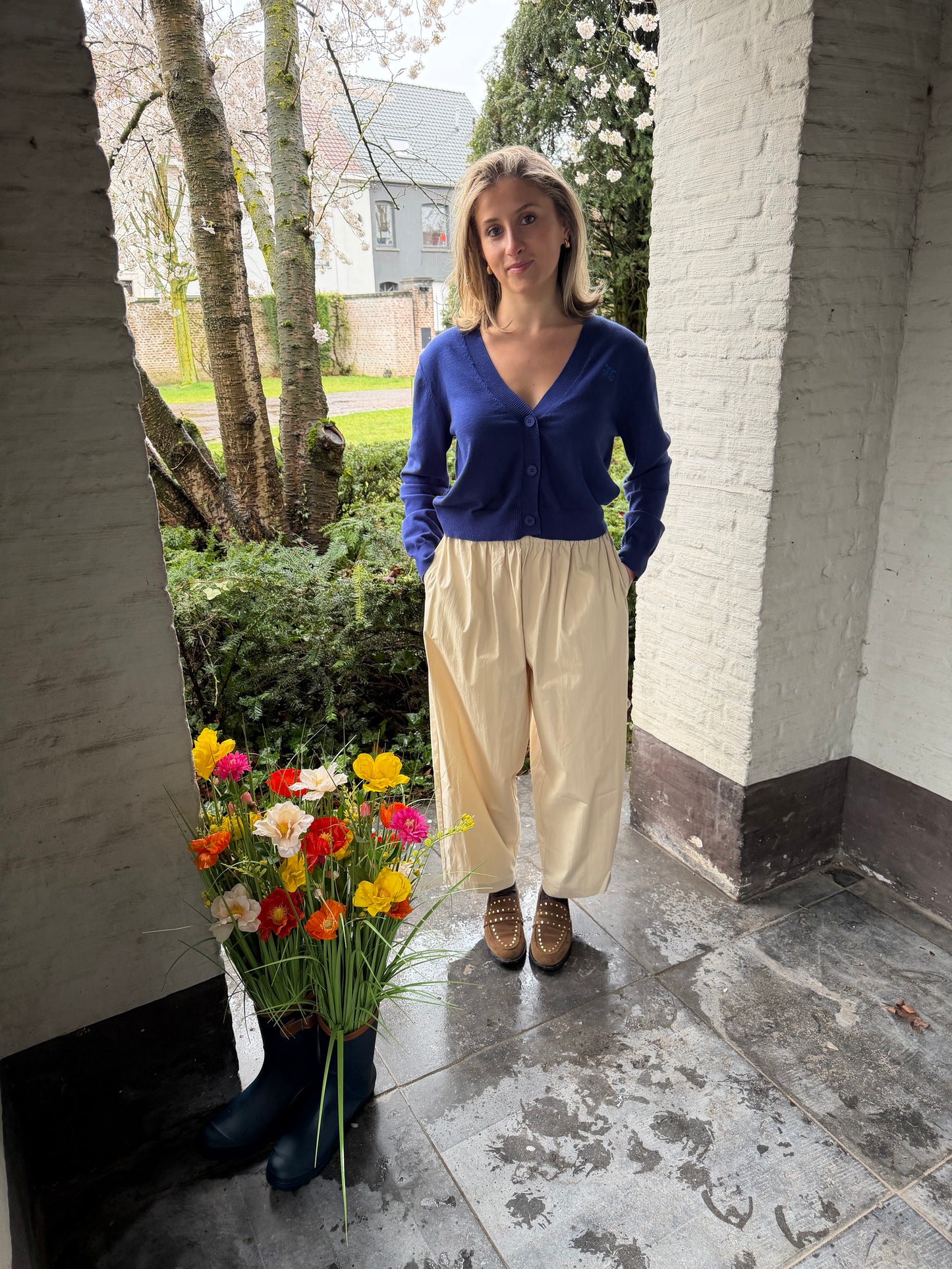 SUUS BALLOON BROEK ECRU
