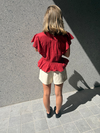 SALOME BLOUSE TERRACOTA