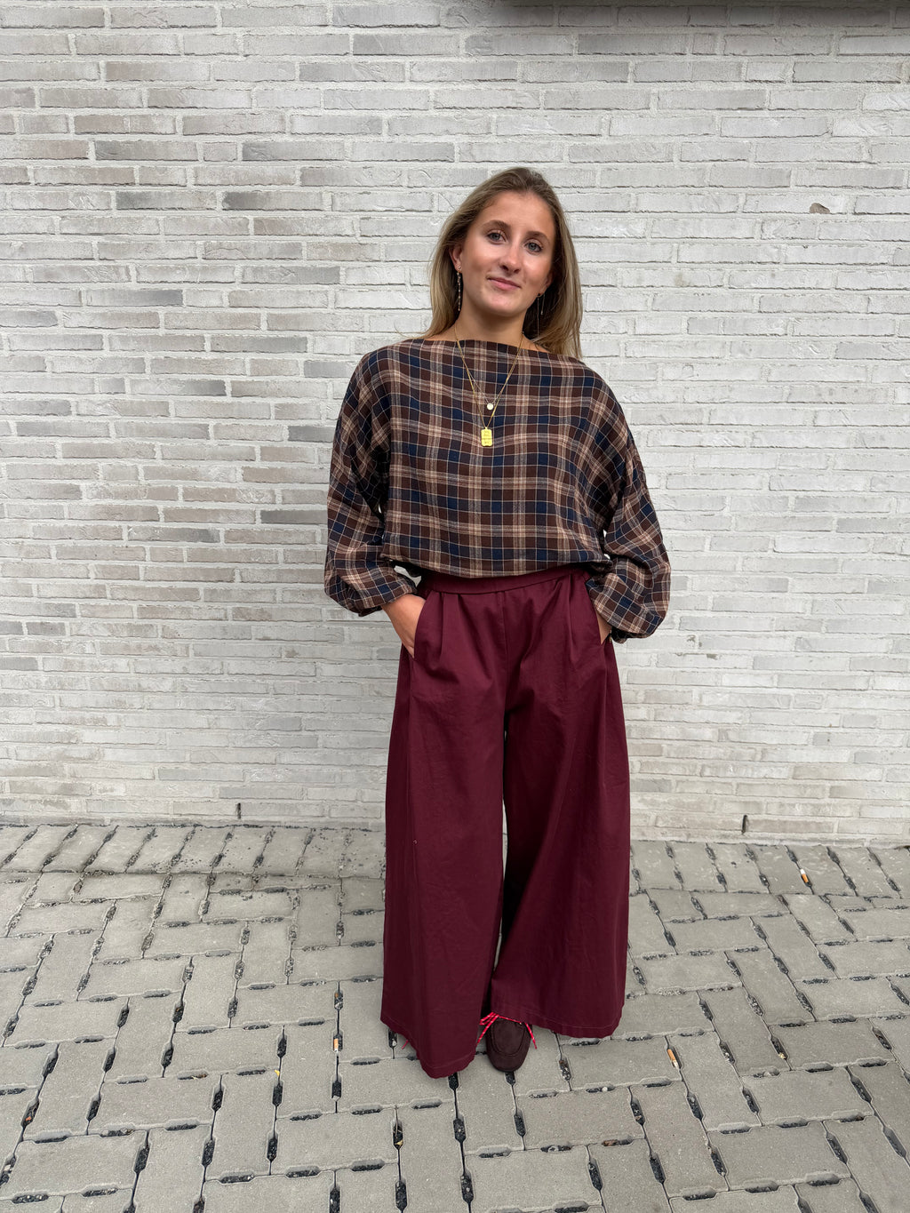WINTER BLOUSE CHOCO