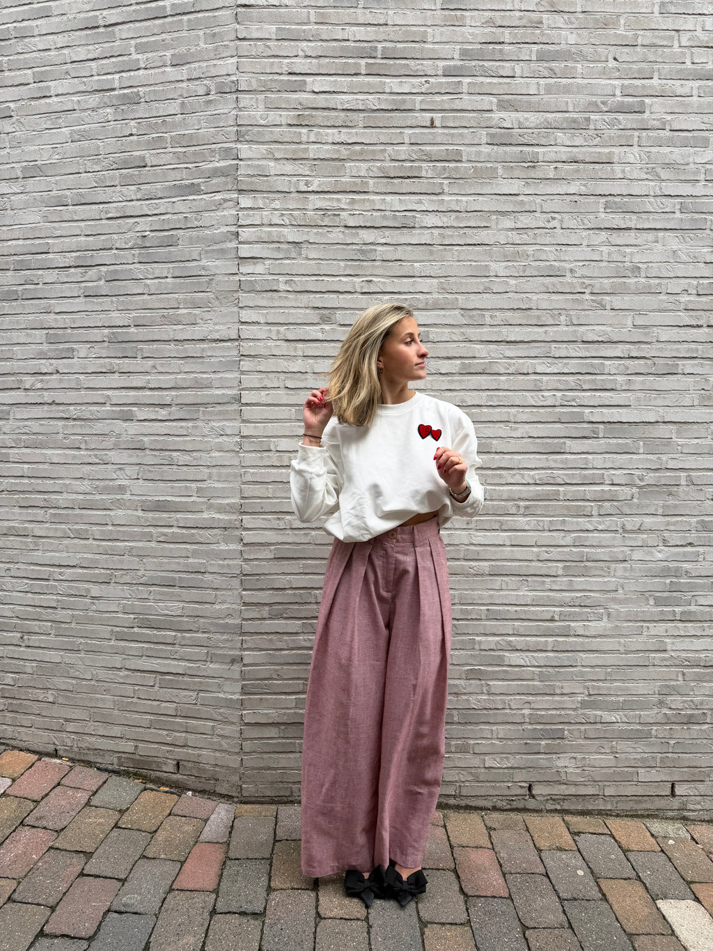 MIEKE BROEK ROOD