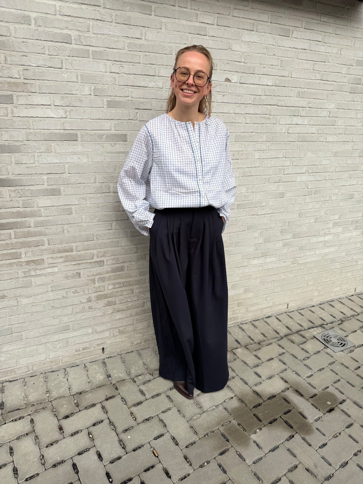 MEL BLOUSE MARINE