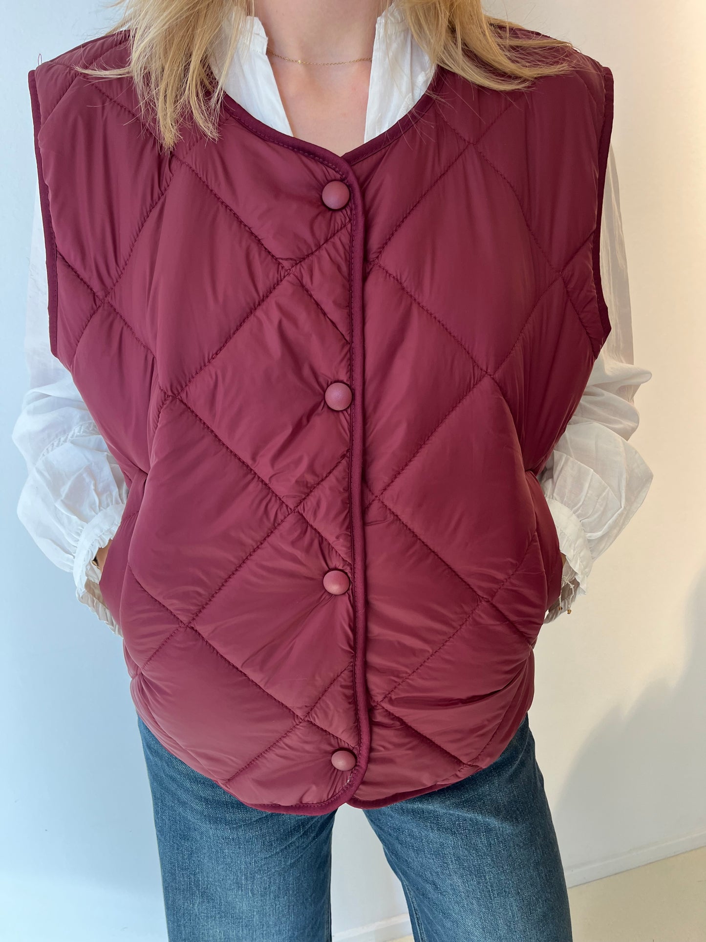 LUNA BODYWARMER BORDEAUX
