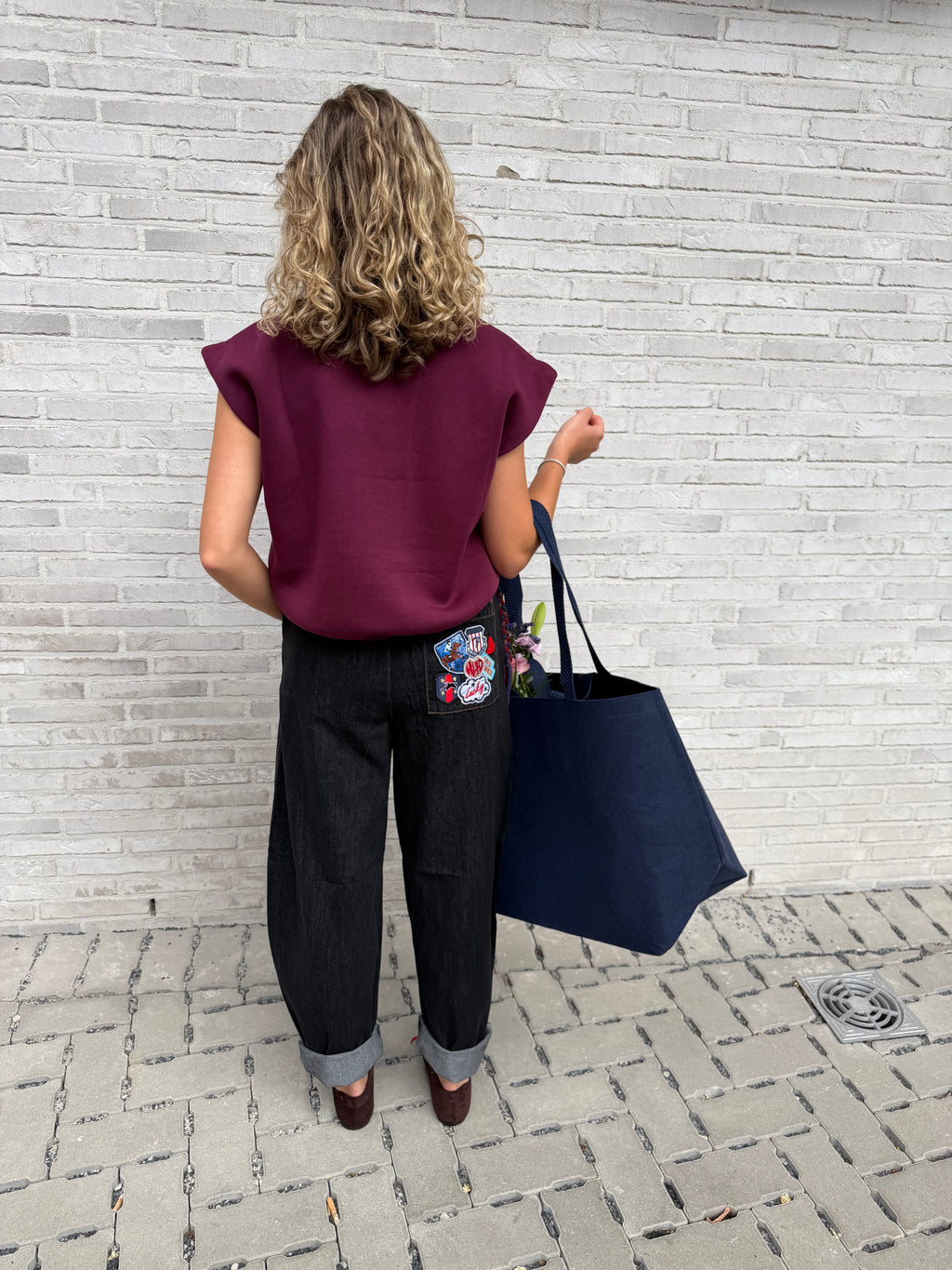 RENA JEANS ZWART