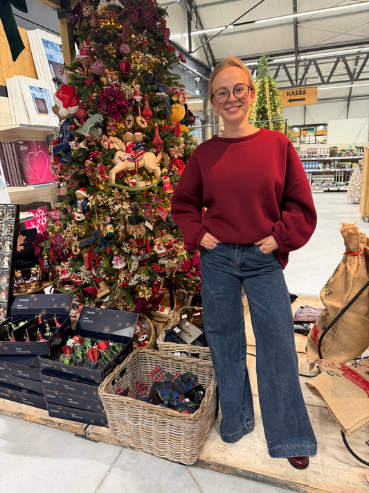 SALUT SWEATER BORDEAUX