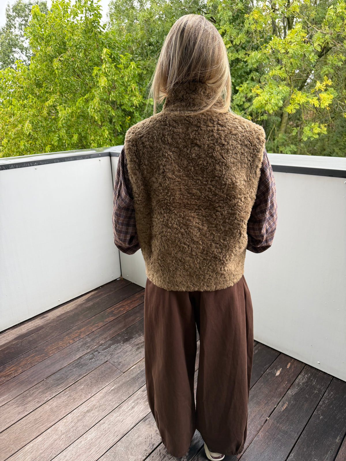 À VENDRE GILET RÉVERSIBLE HOPE MARRON