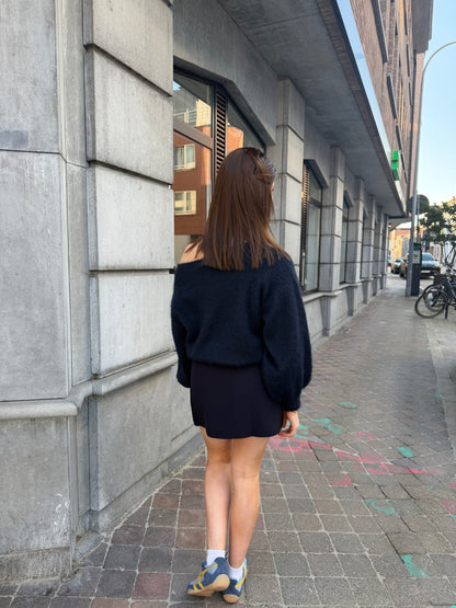 DAISY OFF SHOULDER NAVY