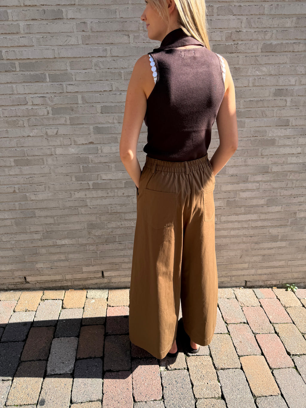 PANTALON ROSA MARRON
