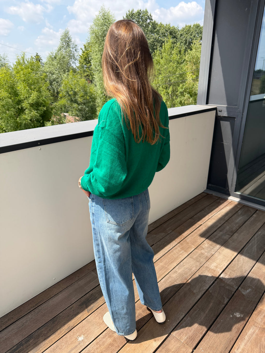 FLOOR GILET GROEN