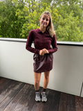 JUPE LIDIA BORDEAUX
