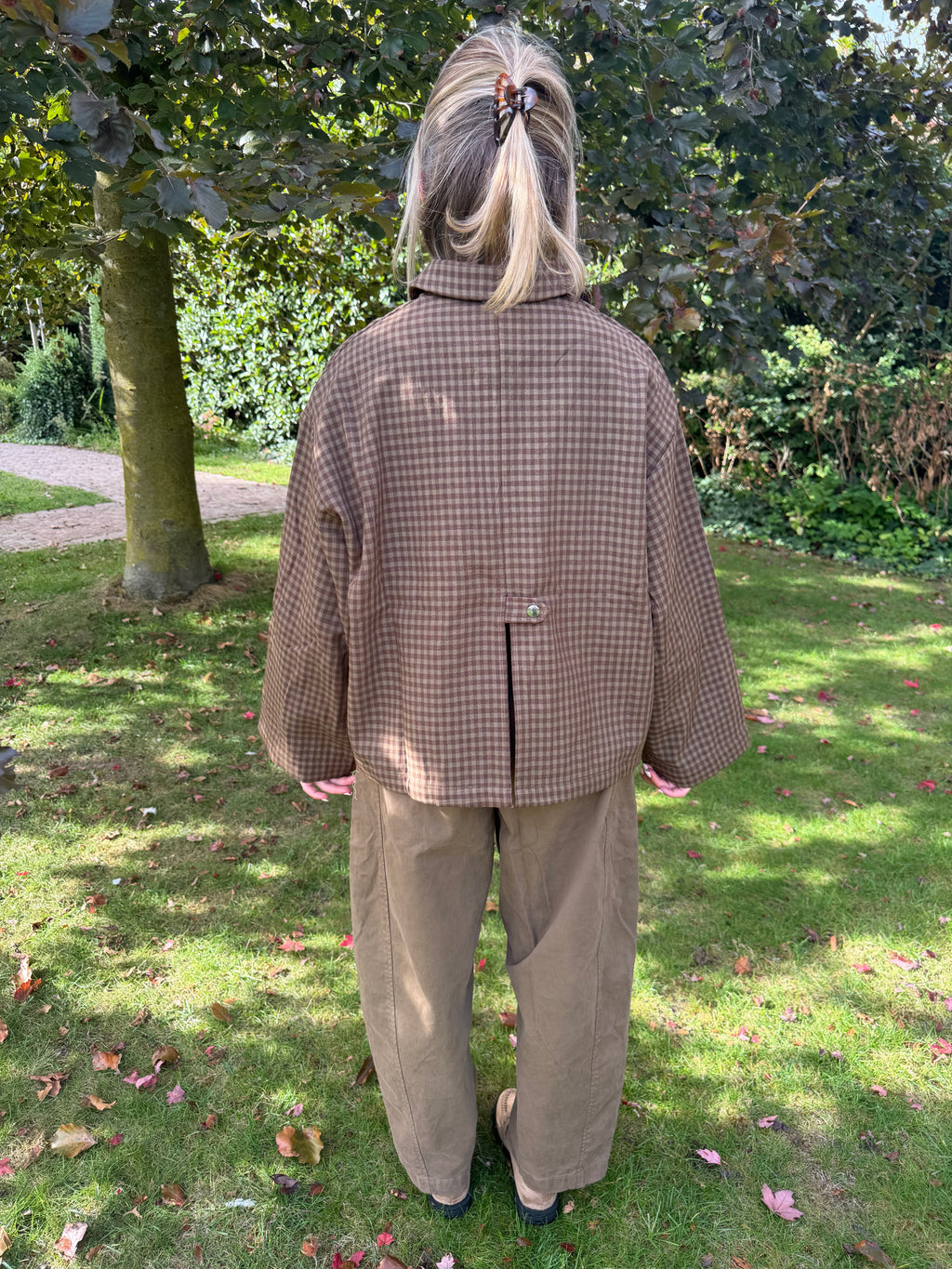 OONA BARREL BROEK KAKI