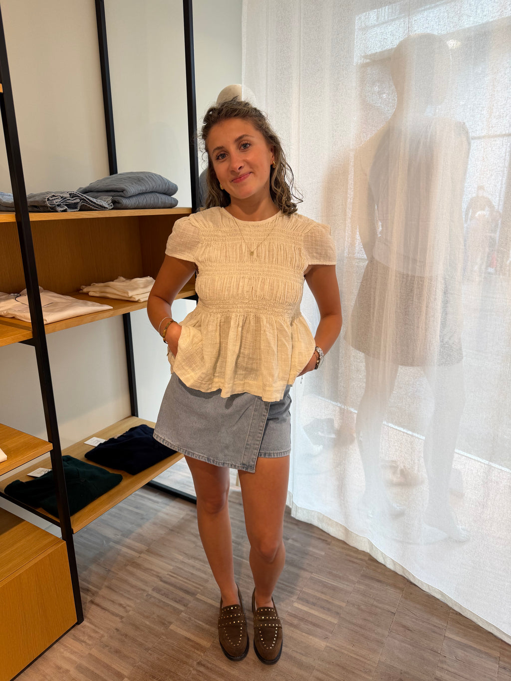ELKE TOP BEIGE