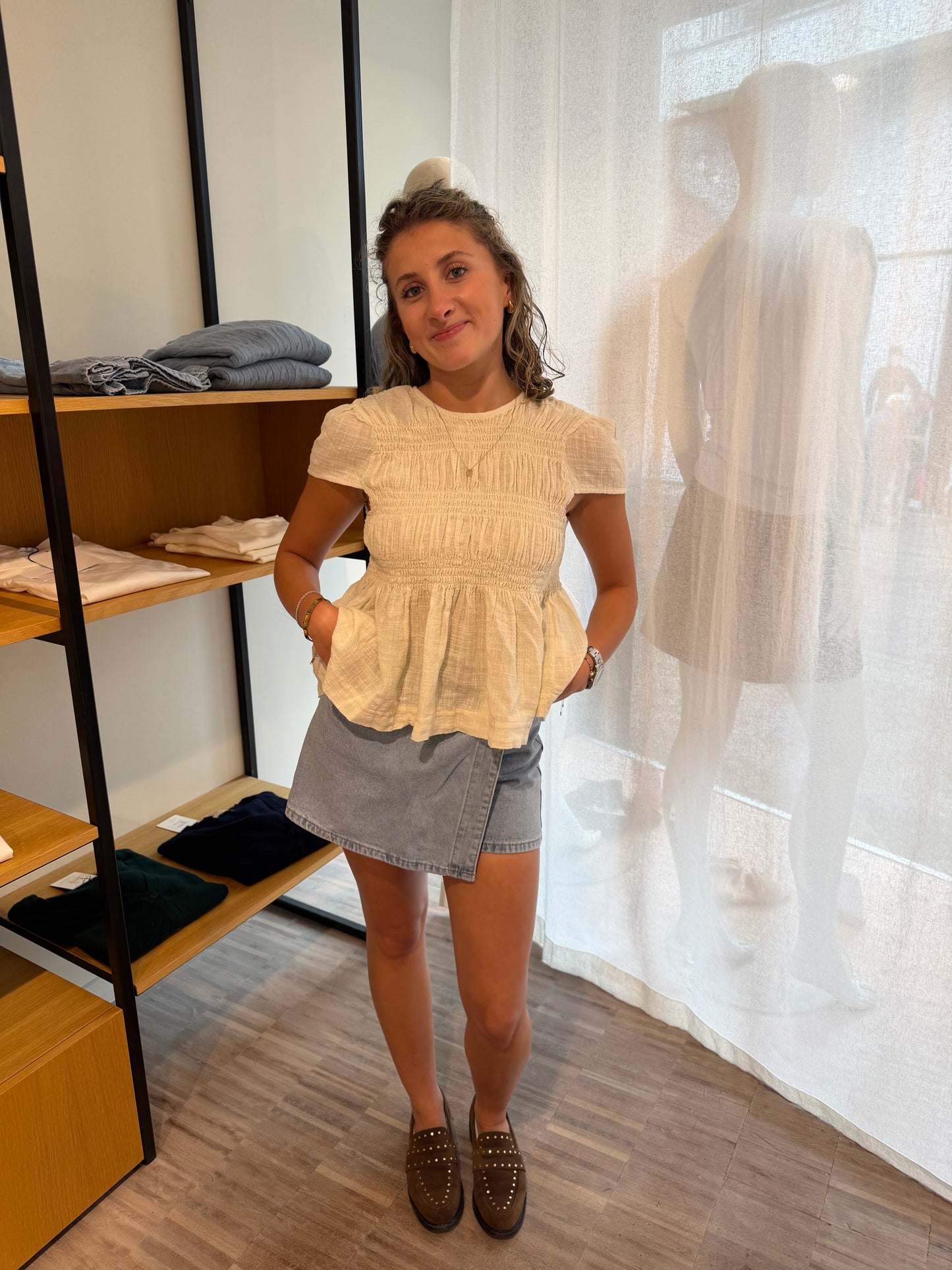 ELKE TOP BEIGE