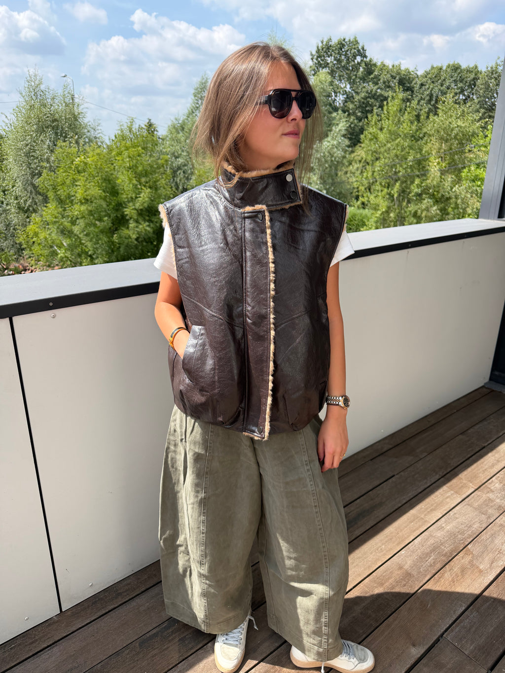 GLORIA VEST CHOCOLAT