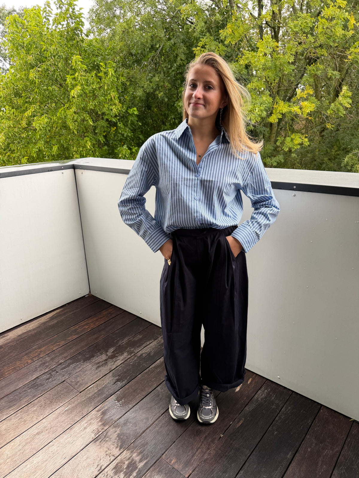 PANTALON BALLON CHANTAL BLEU MARINE