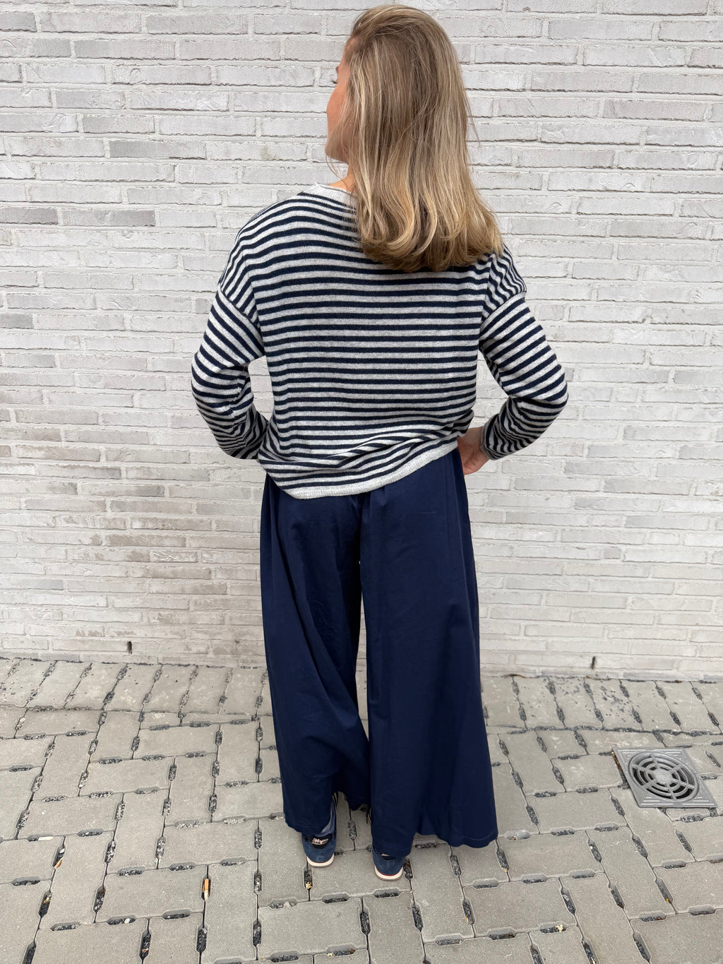 FELICE GILET GRIJS/ BLAUW