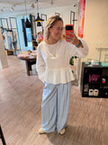 AXELLE SHIRT STRIKJES WIT