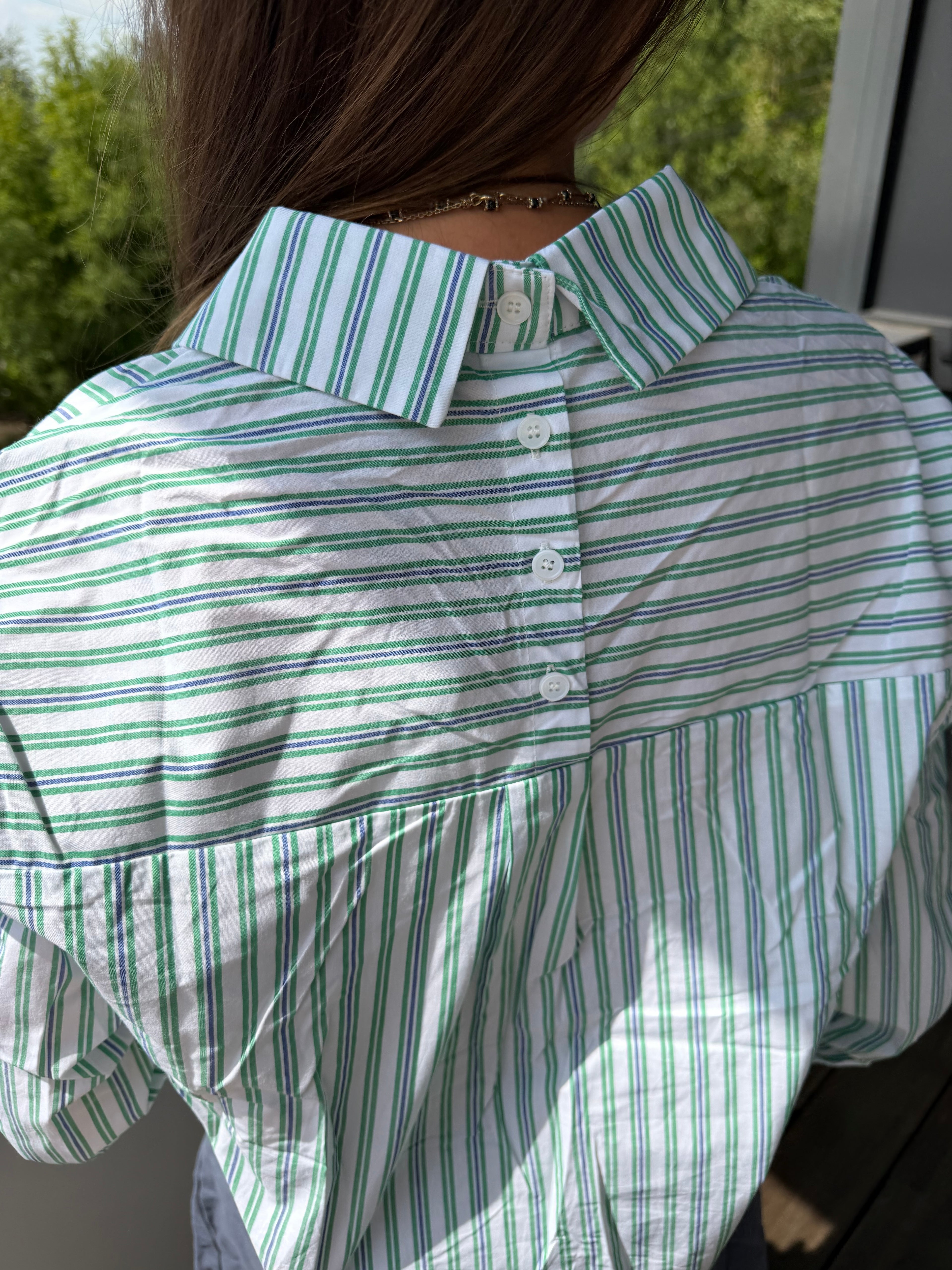 ICONIC BLOUSE GROEN