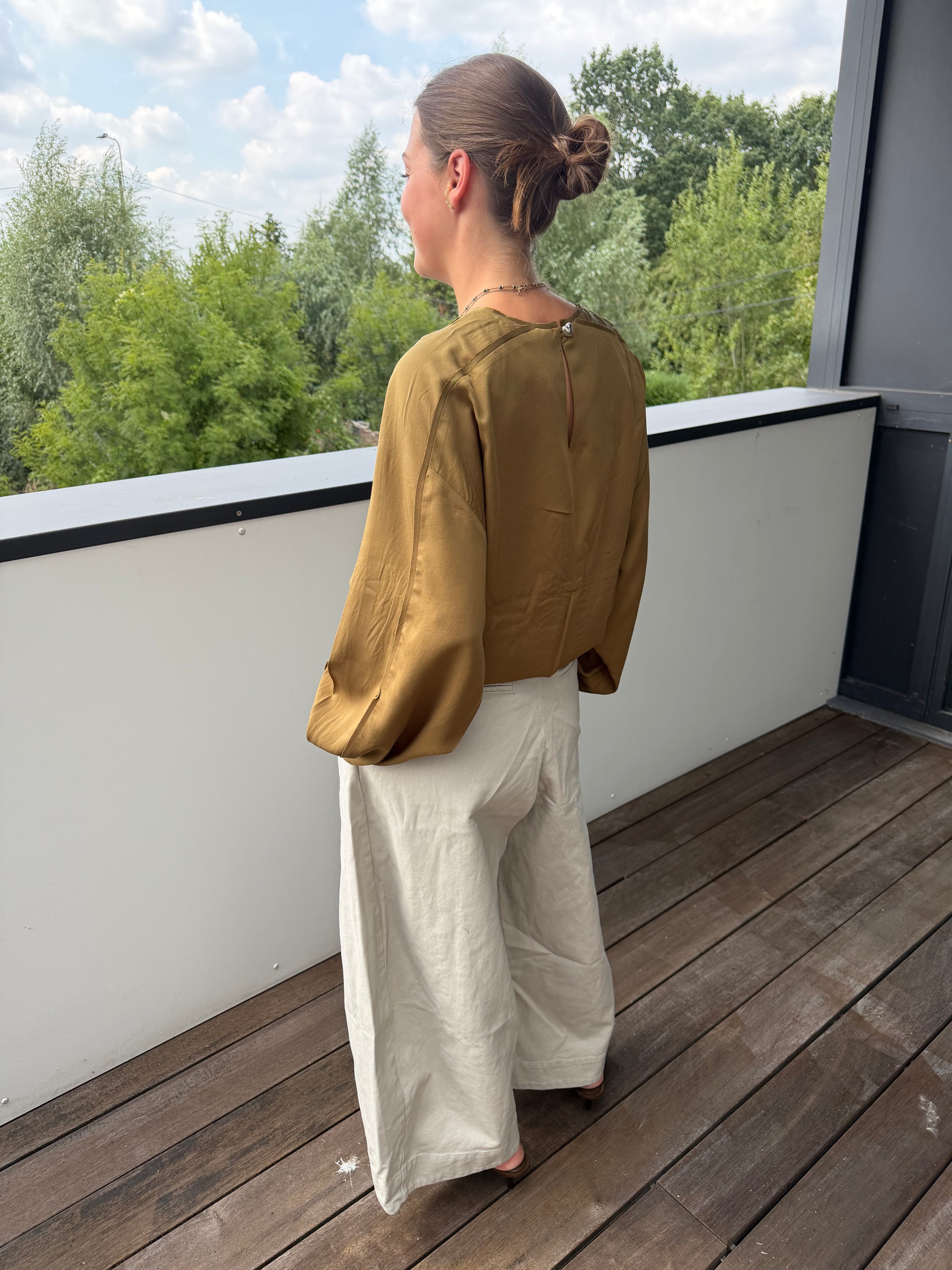 ARABESQUE BLOUSE OLIVE
