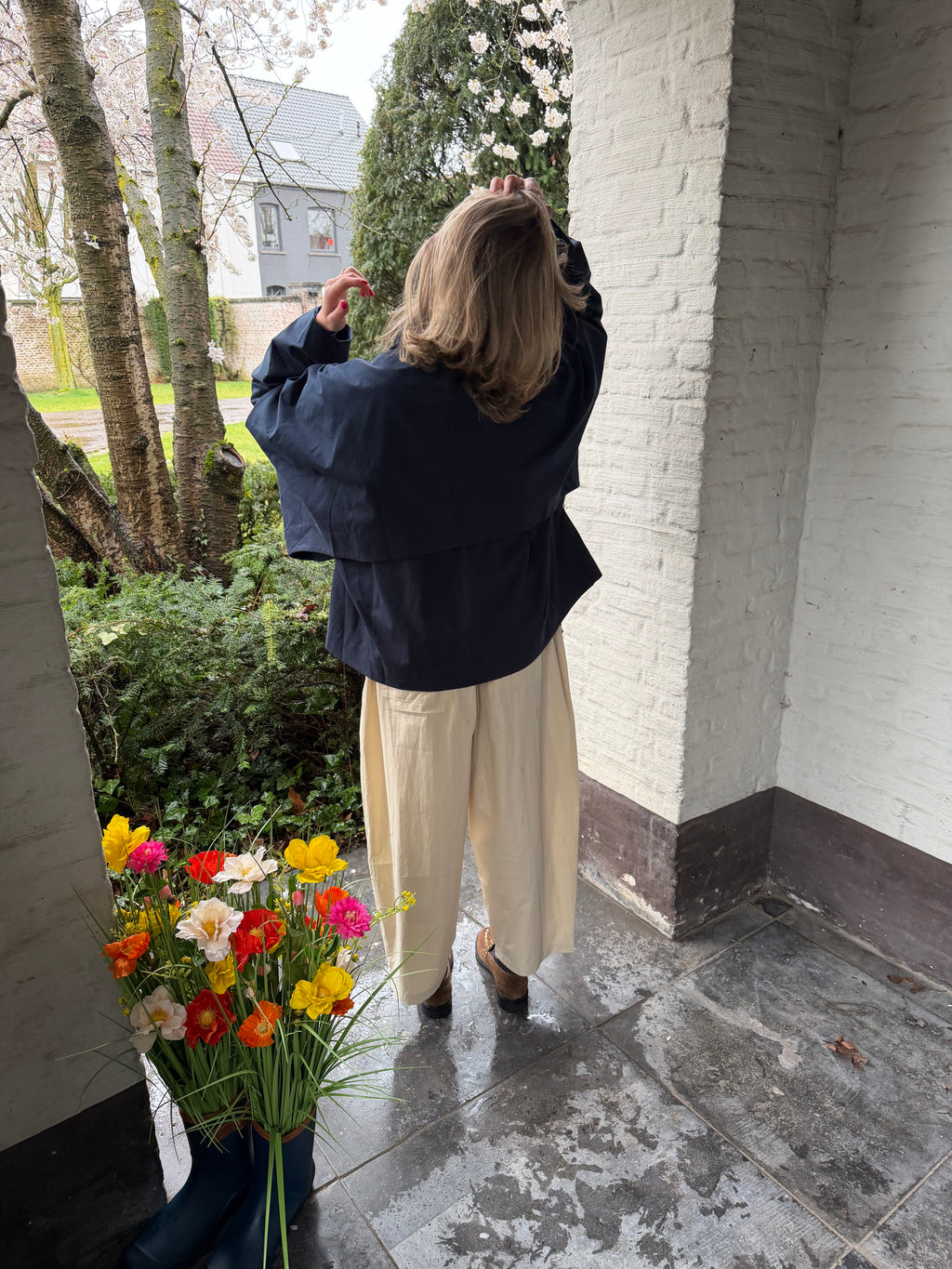 SUUS BALLOON BROEK ECRU