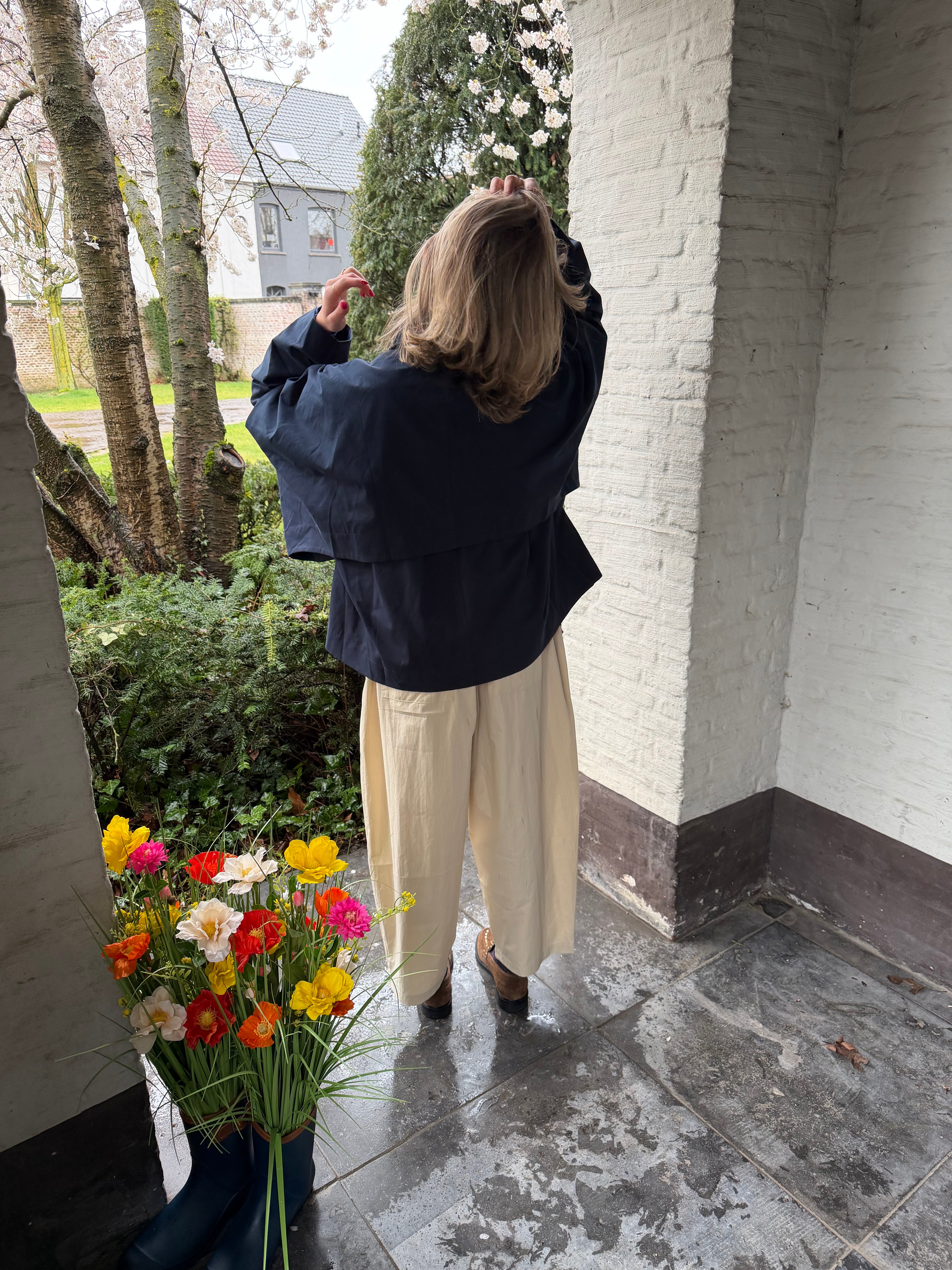 SUUS BALLOON BROEK ECRU