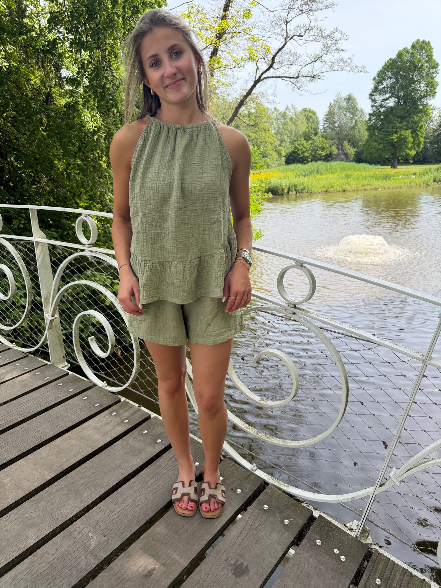 EMANUELLE TOP GROEN
