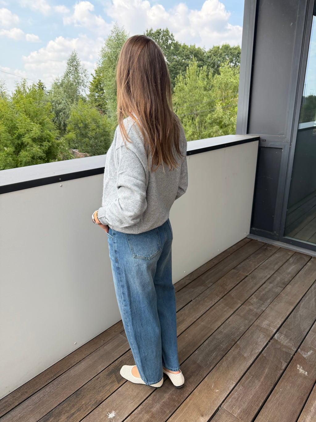 FLOOR GILET LICHTGRIJS