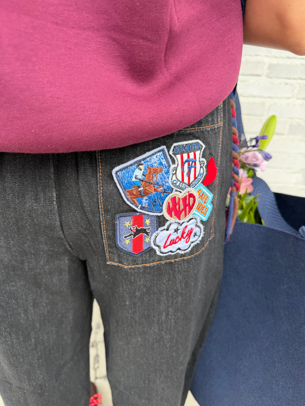 RENA JEANS ZWART