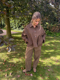 OONA BARREL BROEK KAKI