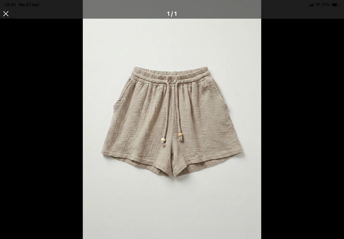 EMANUELLE SHORT BEIGE