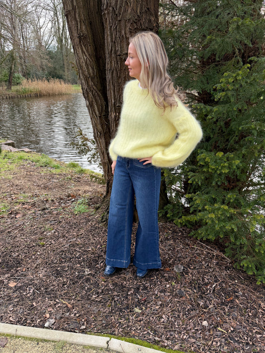 MARIT TRUI MET BALLONMOUW GEEL
