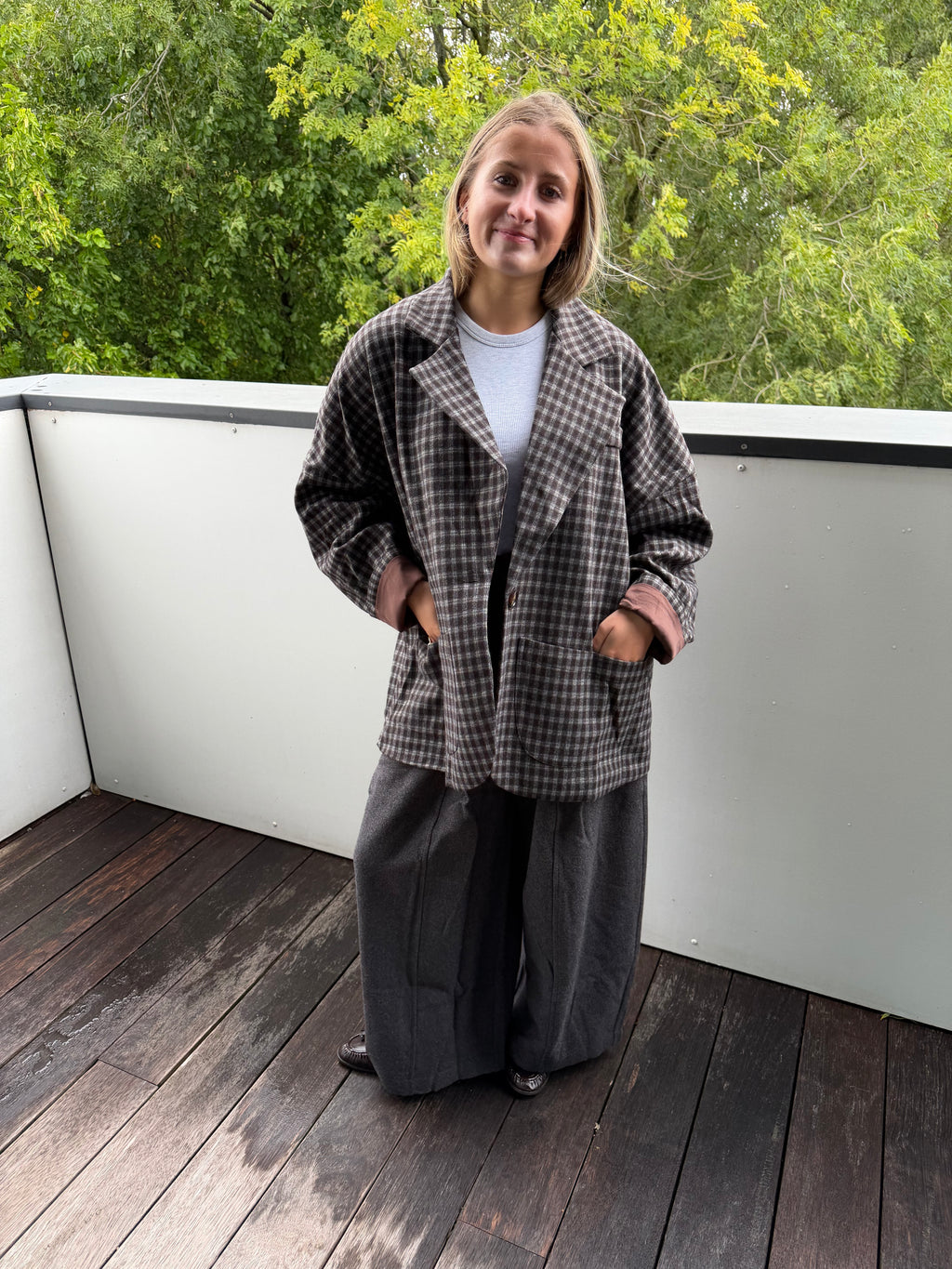 OVERSIZED BLAZER BRUIN
