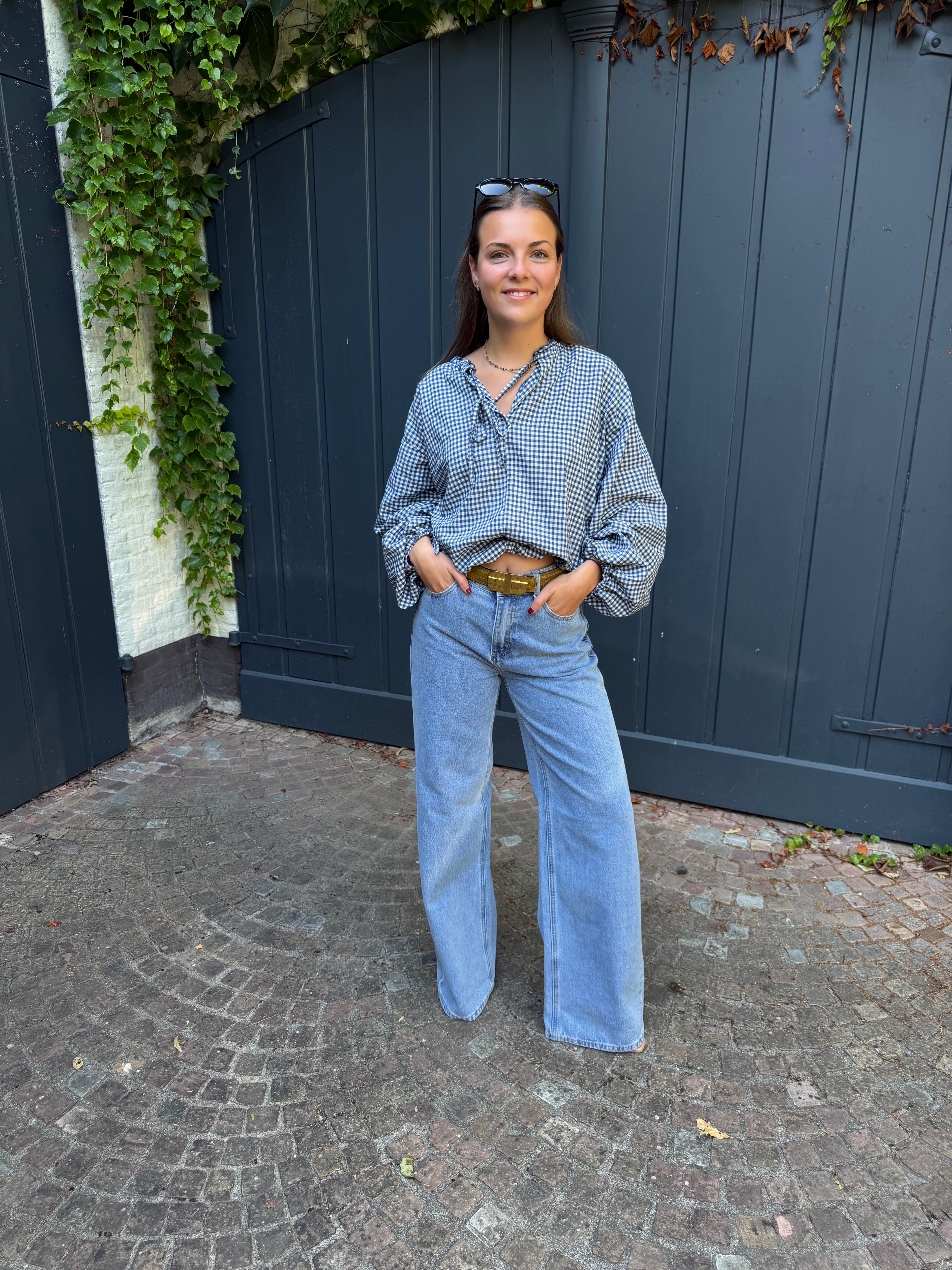 AXANA BLOUSE GERUIT NAVY