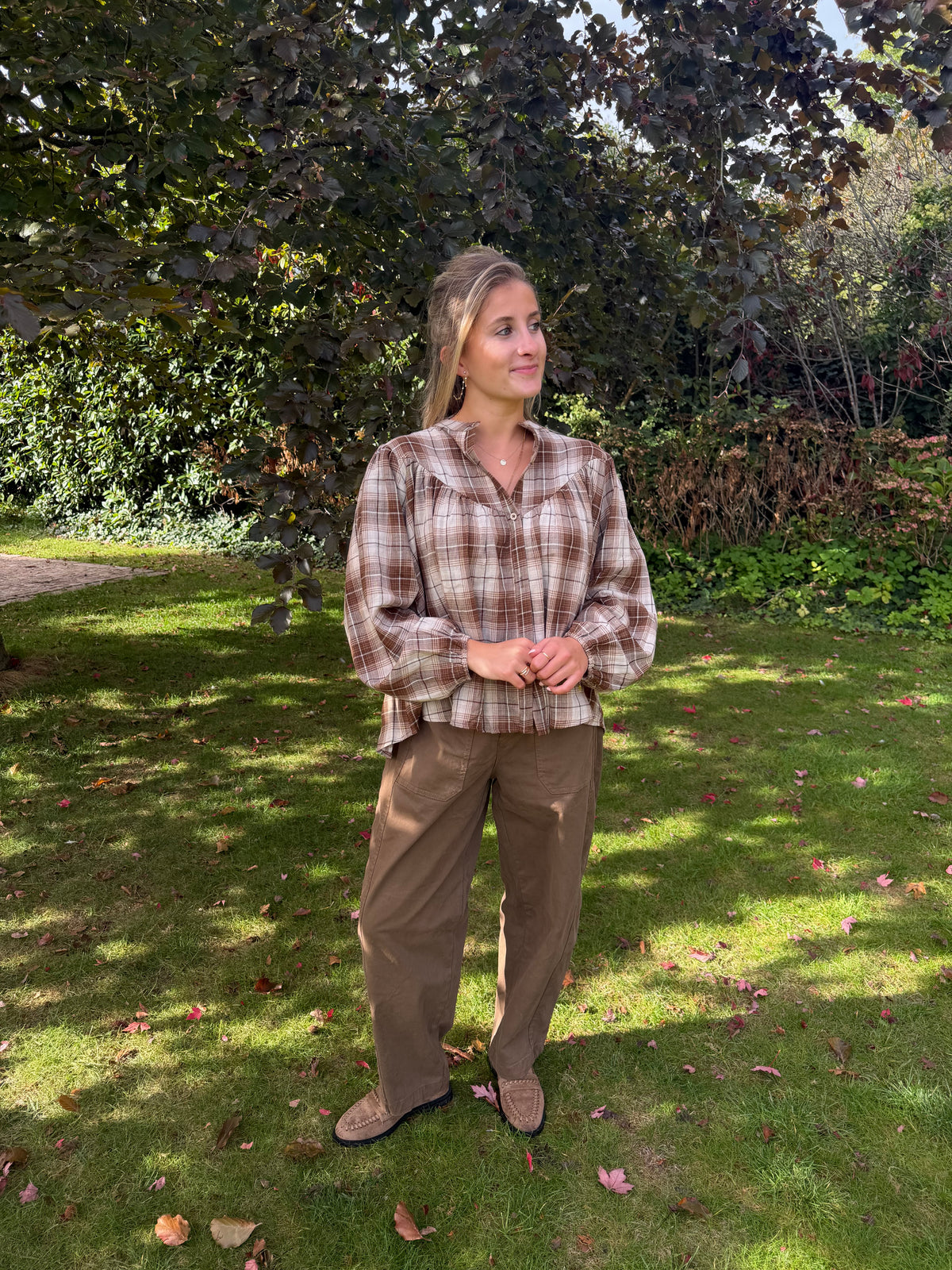 PEGGY BLOUSE BEIGE