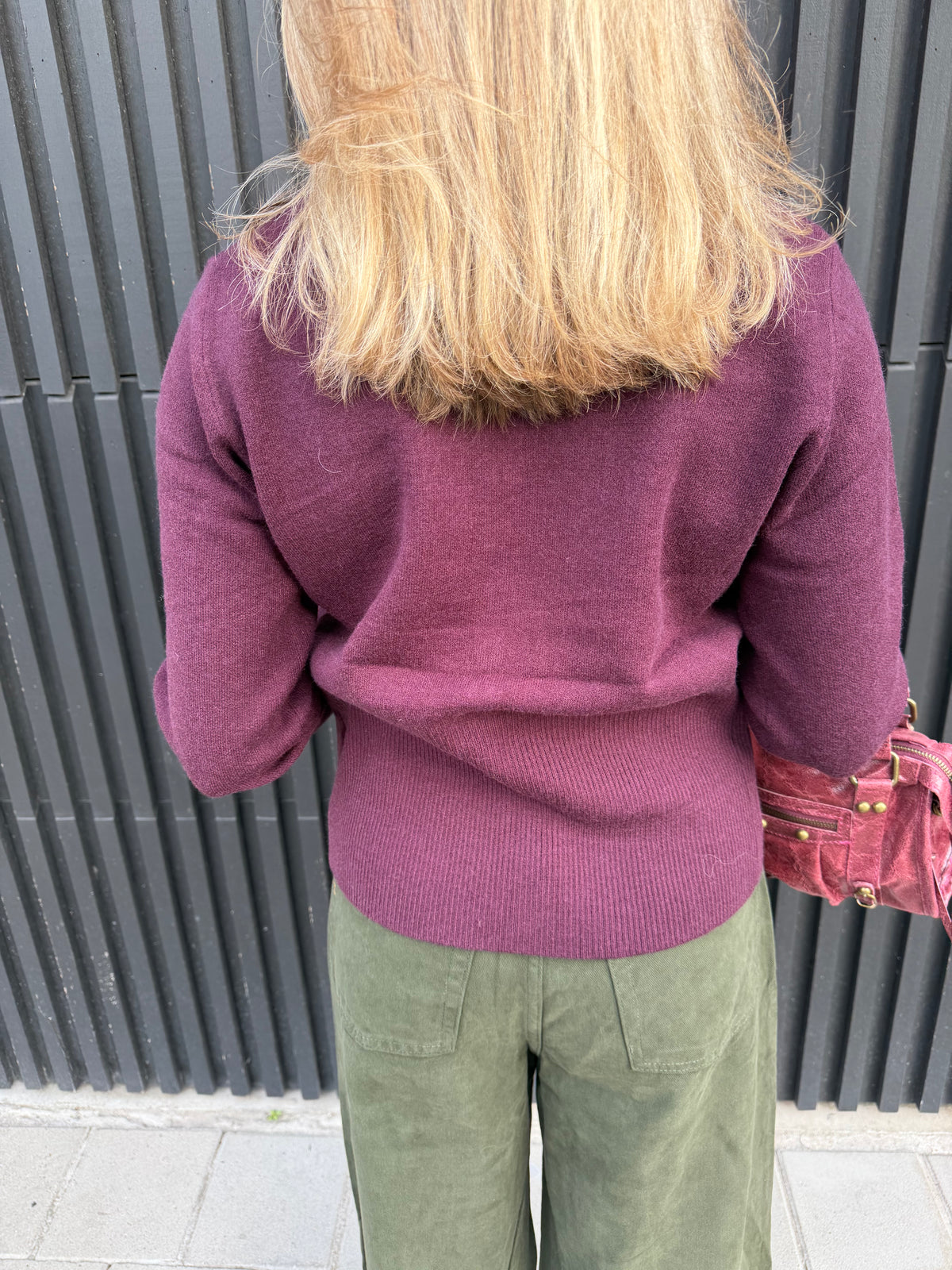 INE PULL BORDEAUX