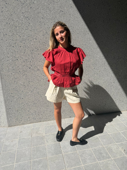 SALOME BLOUSE TERRACOTA
