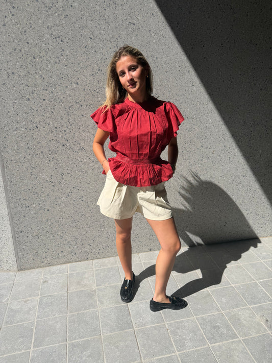 SALOME BLOUSE TERRACOTA