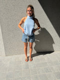 MIRANDA TOP LICHTBLAUW