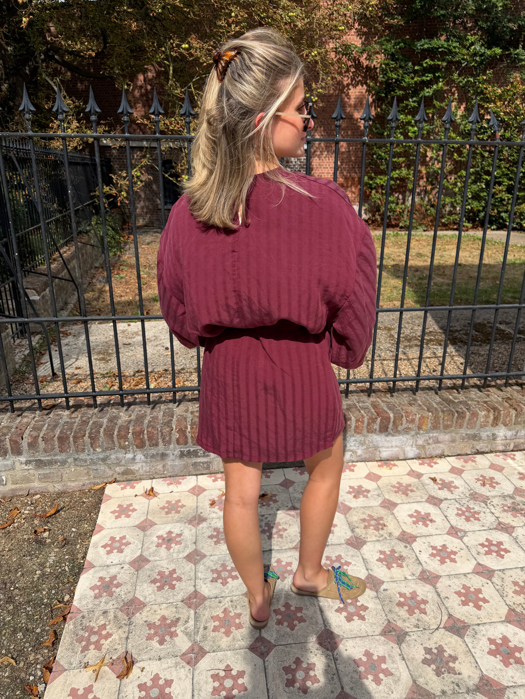 JUPE AUGIE BORDEAUX