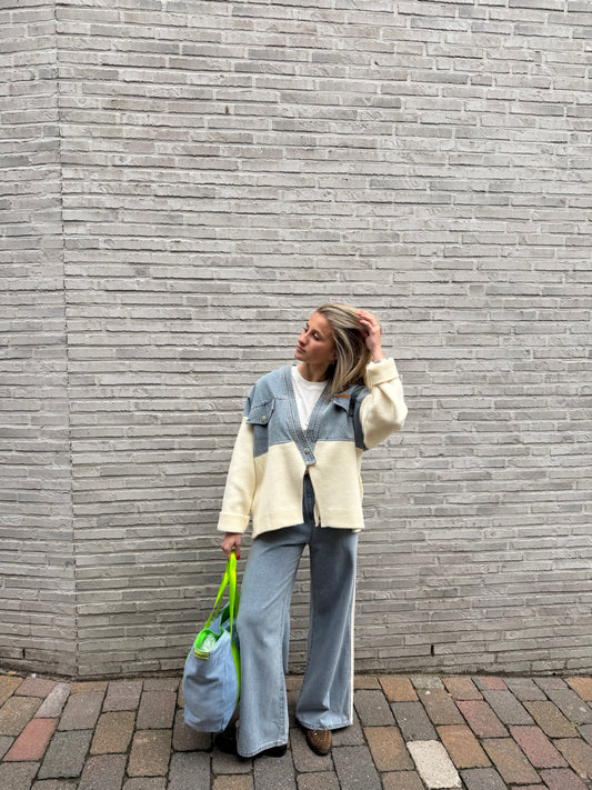 SYDNEY PULL ECRU DENIM